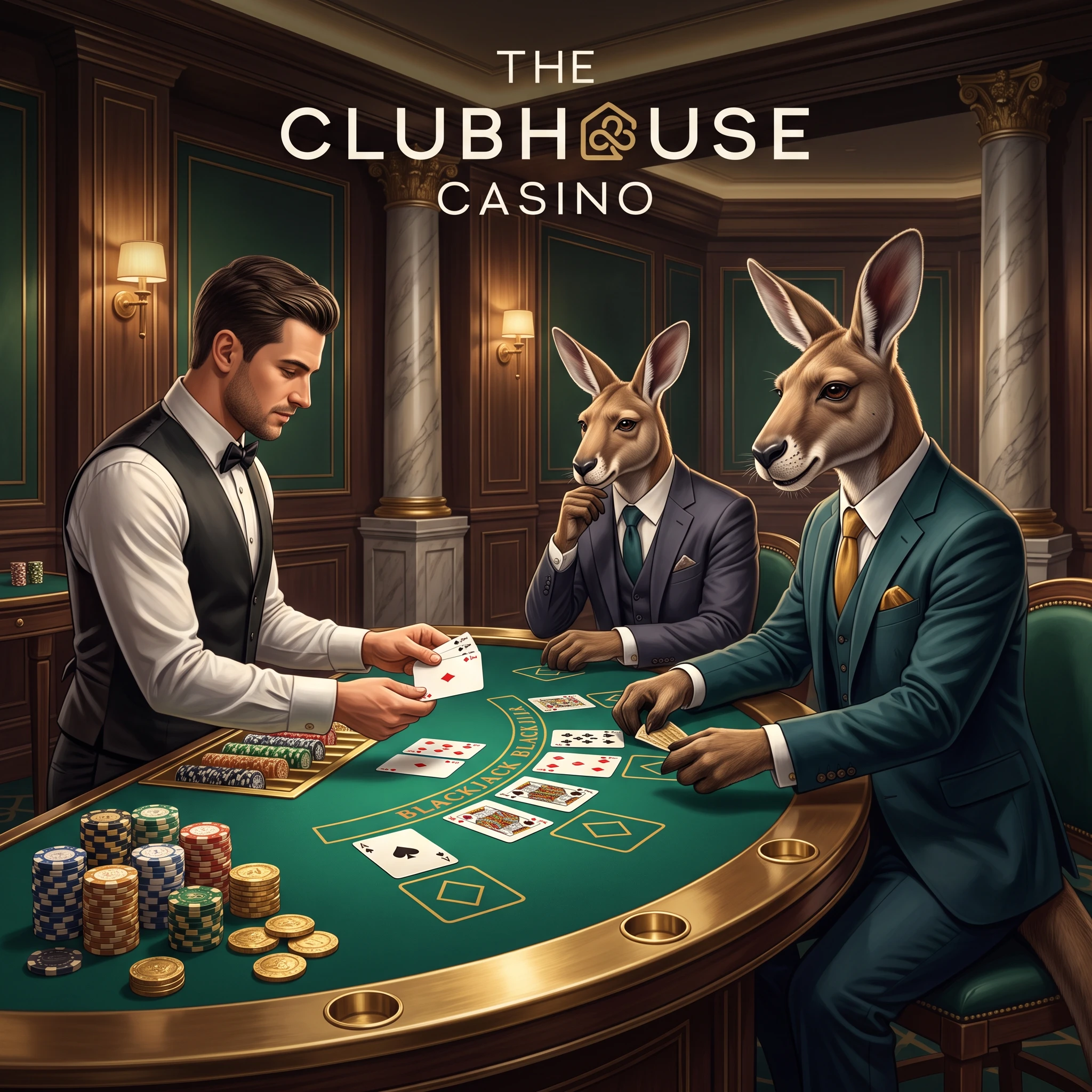 The Clubhouse Casino live blackjack lounge in Australia